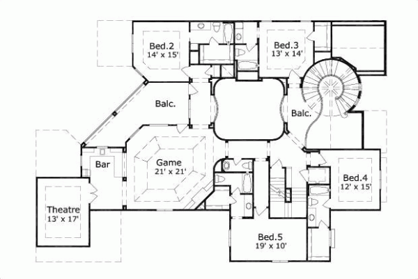 Upper/Second Floor Plan:19-1029