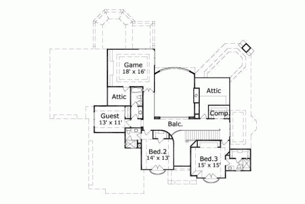 Upper/Second Floor Plan:19-1030