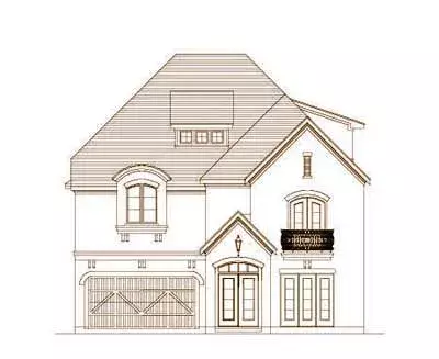 Traditional house plans 19-1040 - front exterior, 4,354 sq ft, 3 bed, 4 bath house plans | Monster House Plans