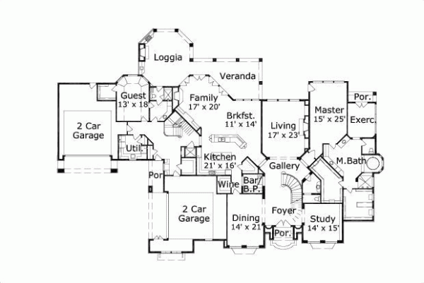Main Floor Plan: 19-1041