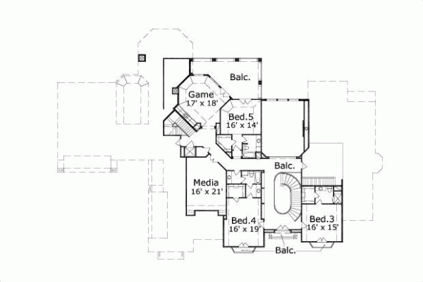 Upper/Second Floor Plan:19-1041
