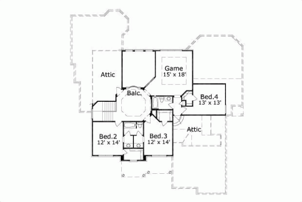 Upper/Second Floor Plan:19-1042