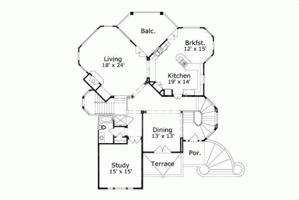 Upper/Second Floor Plan:19-1043