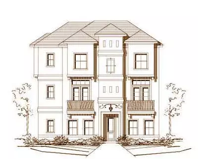Mediterranean house plans 19-1051 - front exterior, 1,975 sq ft, 3 bed, 2 bath house plans | Monster House Plans