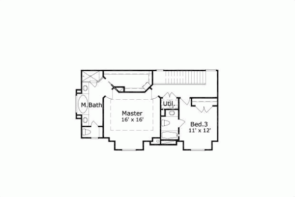 Third Floor Plan:19-1051
