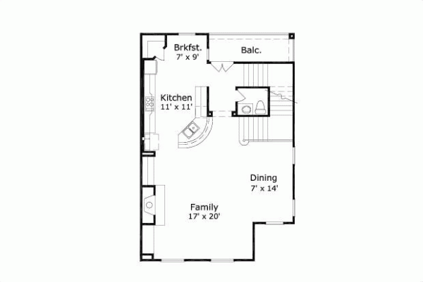 Upper/Second Floor Plan:19-1054