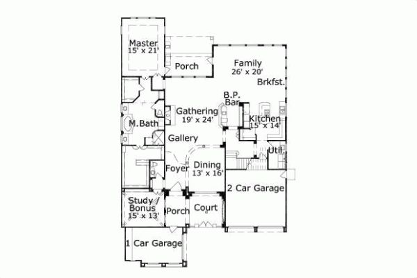 Main Floor Plan: 19-1063