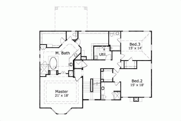 Upper/Second Floor Plan:19-1072