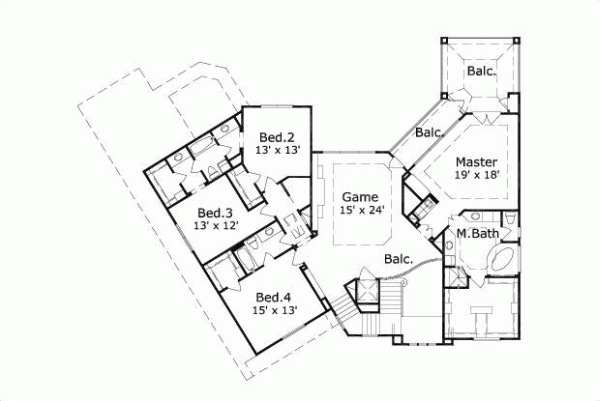 Upper/Second Floor Plan:19-1084