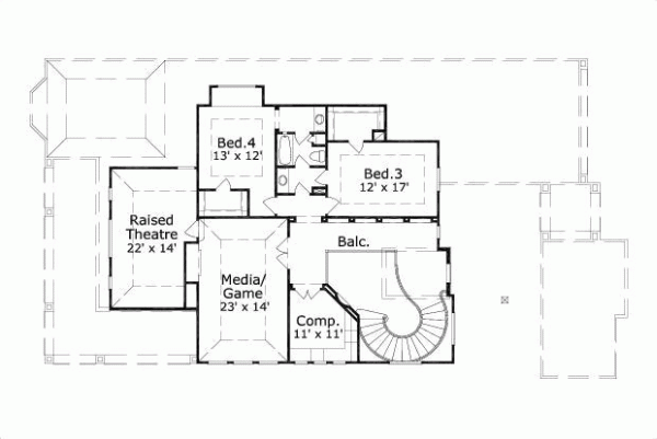 Upper/Second Floor Plan:19-1087