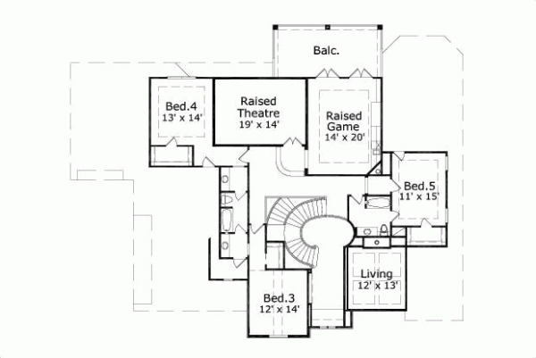 Upper/Second Floor Plan:19-1097