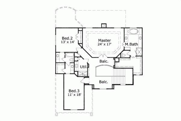 Upper/Second Floor Plan:19-1111