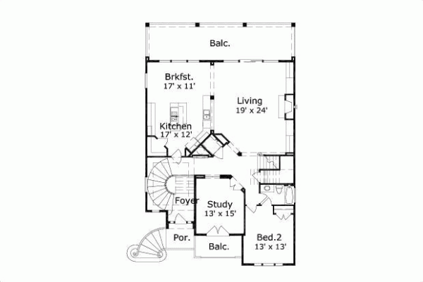 Upper/Second Floor Plan:19-1122