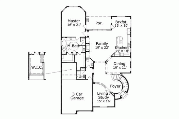 Main Floor Plan: 19-1125