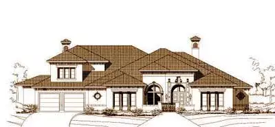 Mediterranean house plans 19-1130 - front exterior, 5,386 sq ft, 4 bed, 4 bath house plans | Monster House Plans