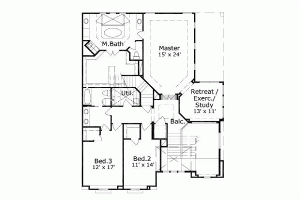 Upper/Second Floor Plan:19-1133