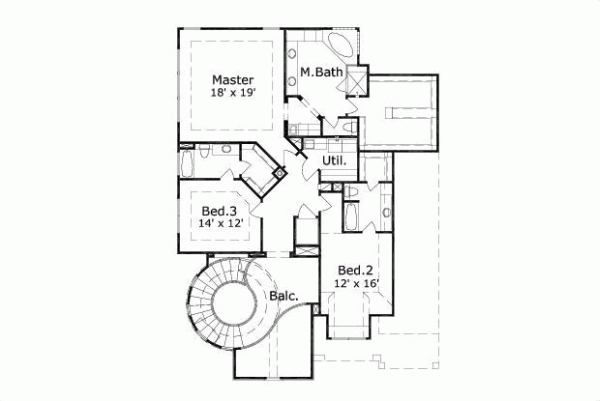 Upper/Second Floor Plan:19-1135