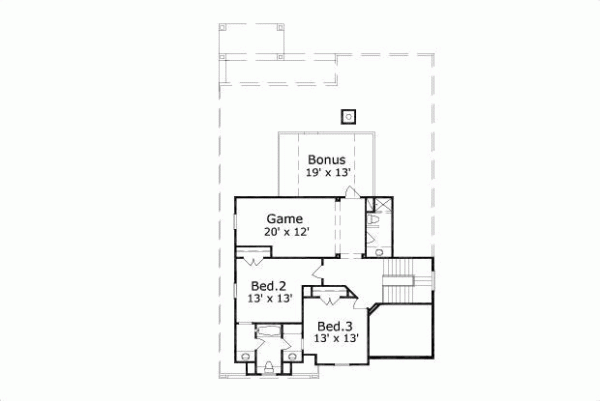 Upper/Second Floor Plan:19-1138