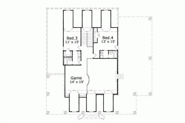 Upper/Second Floor Plan:19-1139