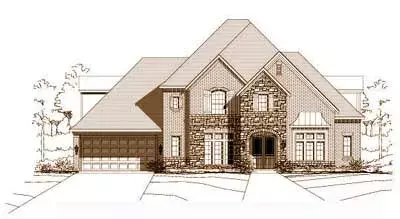 French Country house plans 19-114 - front exterior, 4,095 sq ft, 4 bed, 3 bath house plans | Monster House Plans