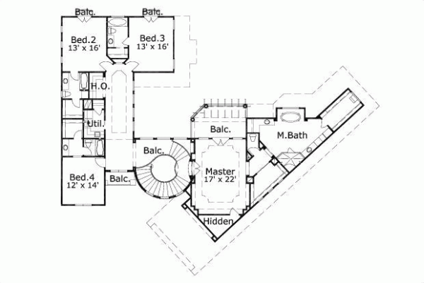 Upper/Second Floor Plan:19-1155