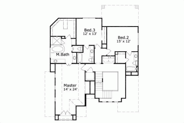 Upper/Second Floor Plan:19-1156