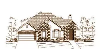 French Country house plans 19-1157 - front exterior, 3,120 sq ft, 3 bed, 3 bath house plans | Monster House Plans