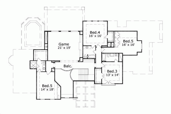 Upper/Second Floor Plan:19-1161