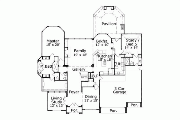 Main Floor Plan: 19-1163