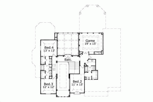 Upper/Second Floor Plan:19-1163