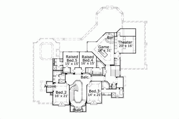 Upper/Second Floor Plan:19-1165