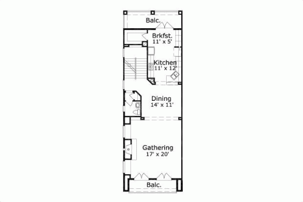 Upper/Second Floor Plan:19-1167