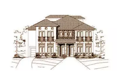 Mediterranean house plans 19-1173 - front exterior, 6,369 sq ft, 6 bed, 5 bath house plans | Monster House Plans