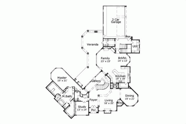 Main Floor Plan: 19-1179