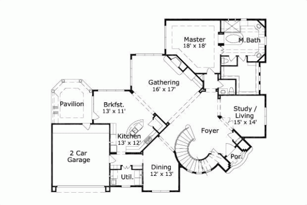 Main Floor Plan: 19-1180
