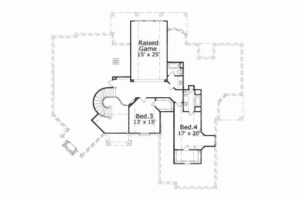 Upper/Second Floor Plan:19-1188