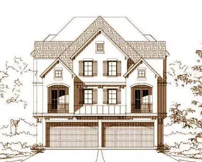 European house plans 19-1190 - front exterior, 6,940 sq ft, 6 bed, 6 bath house plans | Monster House Plans