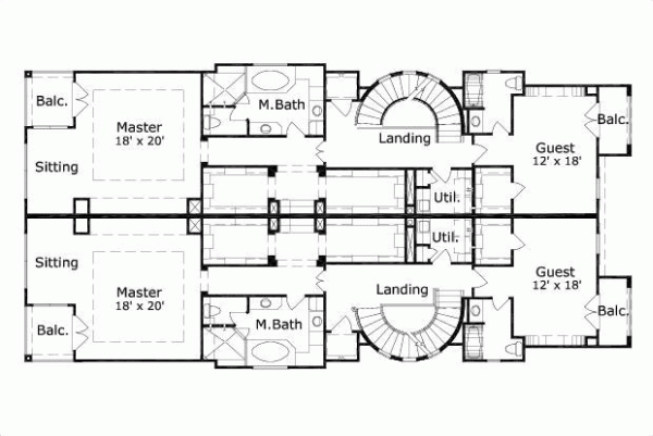 Upper/Second Floor Plan:19-1190