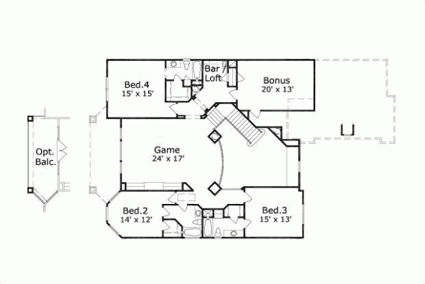 Upper/Second Floor Plan:19-1193