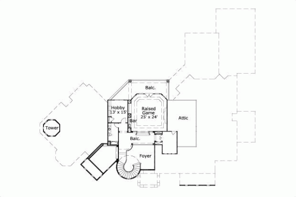 Upper/Second Floor Plan:19-1195