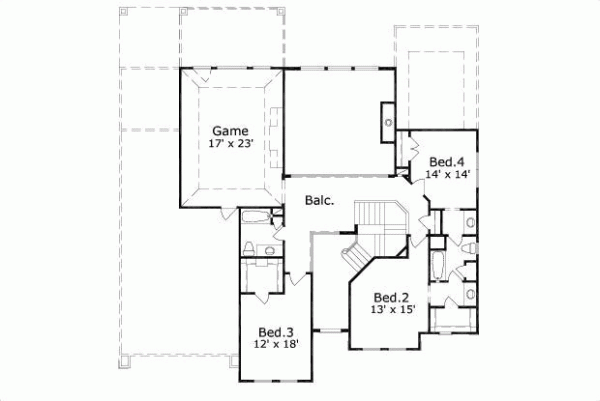 Upper/Second Floor Plan:19-1196
