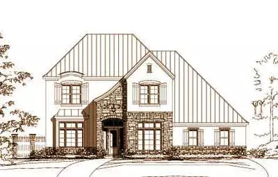 French Country house plans 19-1197 - front exterior, 3,439 sq ft, 4 bed, 4 bath house plans | Monster House Plans