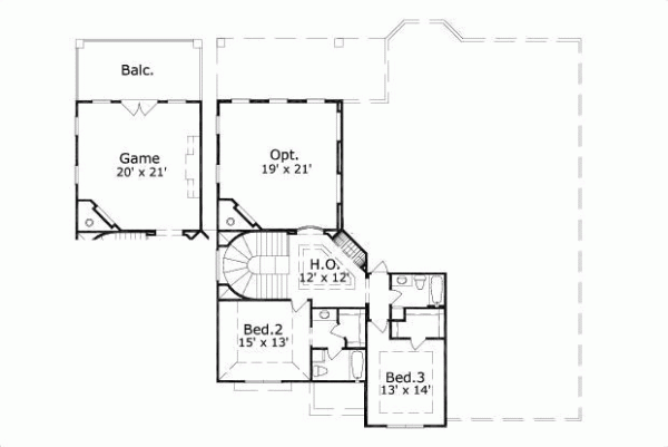 Upper/Second Floor Plan:19-1197