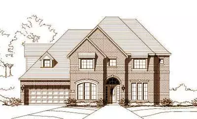 Traditional house plans 19-1199 - front exterior, 4,079 sq ft, 4 bed, 3 bath house plans | Monster House Plans