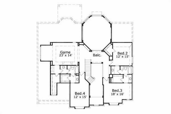 Upper/Second Floor Plan:19-1199