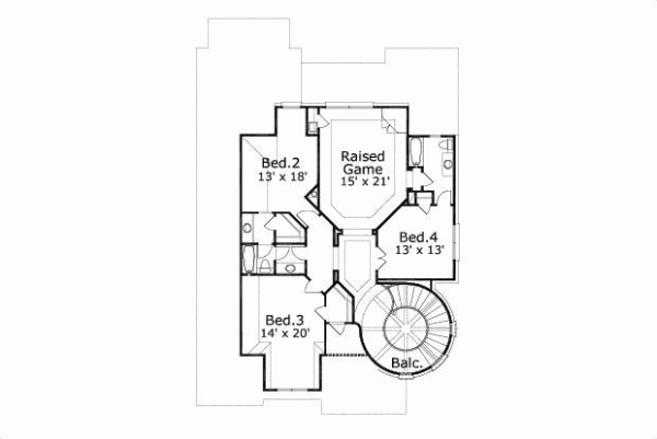 Upper/Second Floor Plan:19-1206