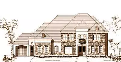European house plans 19-1209 - front exterior, 4,559 sq ft, 5 bed, 4 bath house plans | Monster House Plans