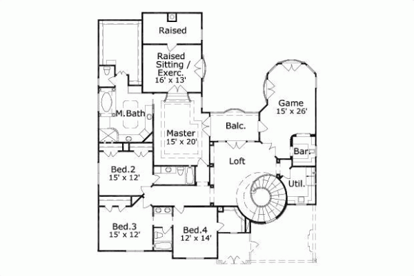 Upper/Second Floor Plan:19-1215