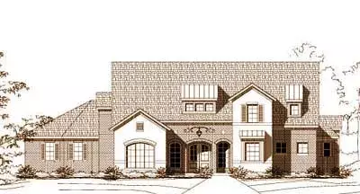Traditional house plans 19-1217 - front exterior, 2,678 sq ft, 4 bed, 3 bath house plans | Monster House Plans
