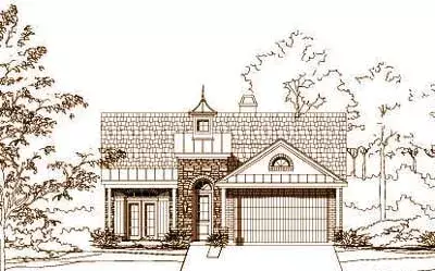 European house plans 19-1222 - front exterior, 2,706 sq ft, 3 bed, 3 bath house plans | Monster House Plans